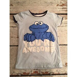 Mini Fine Cookie Monster Tee